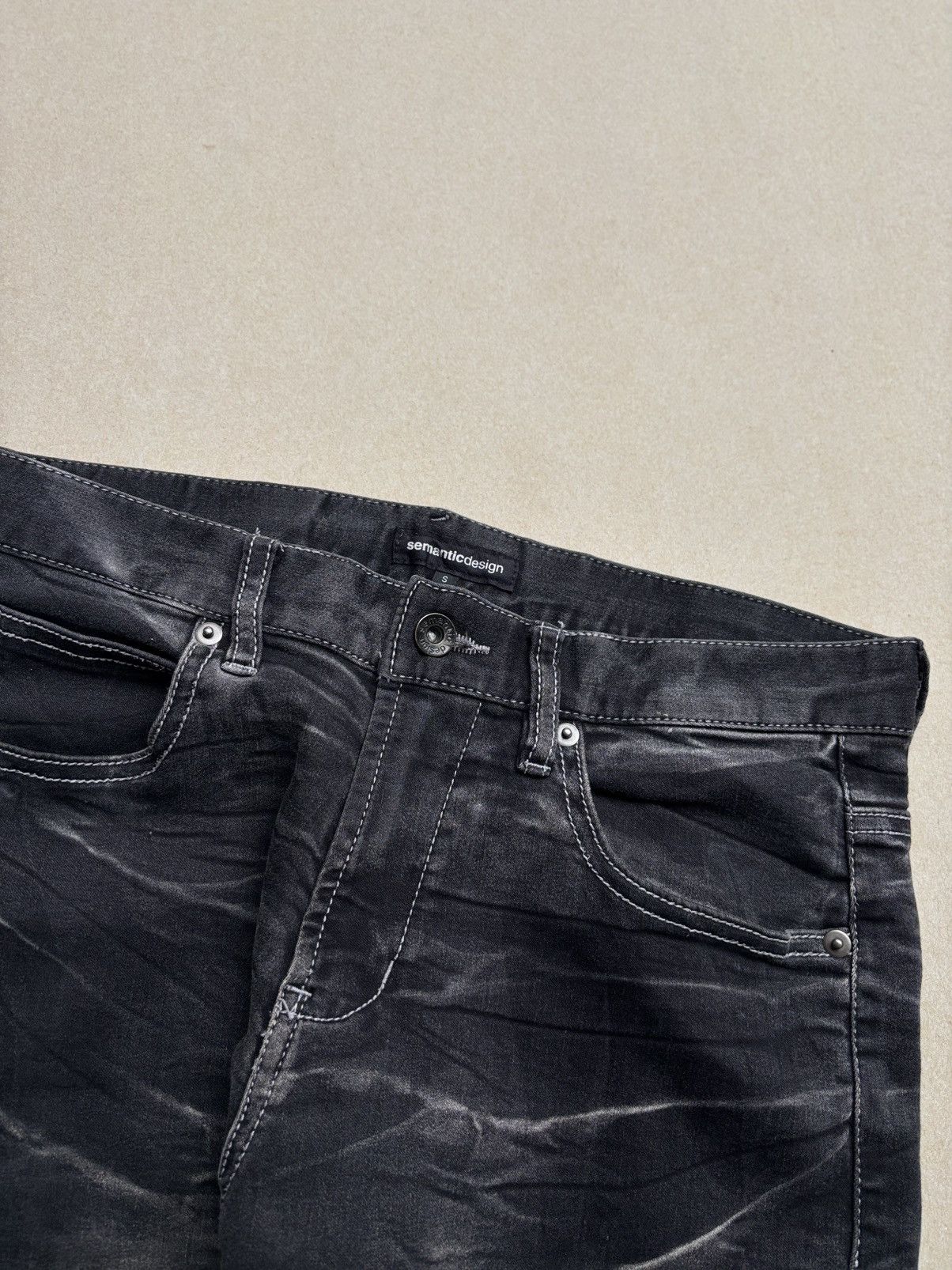 semanticdesign SEMANTIC DESIGN lace-up jeans Size US 28 / EU 44 - 4 Thumbnail