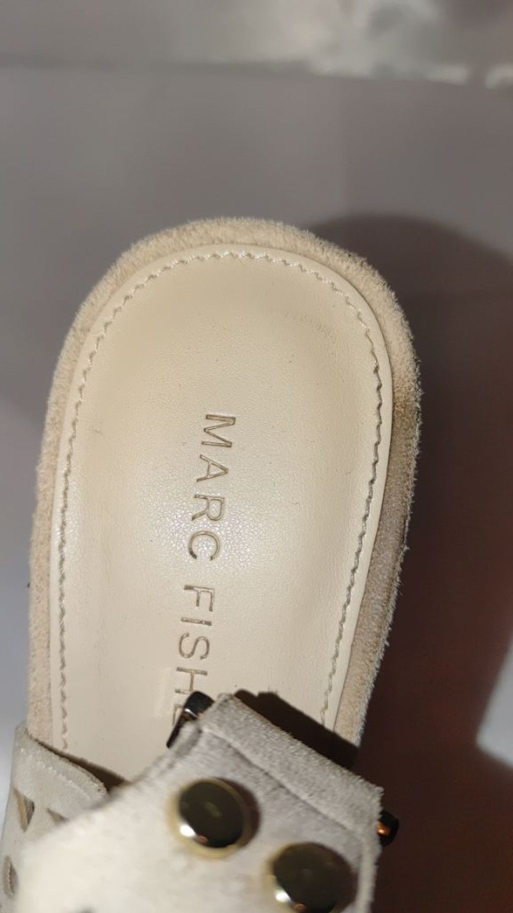 Marc Fisher Marc Fisher Harlea Wedge Sandal Size 6.5M in Color New Ambra Size US 6.5 / IT 36.5 - 8 Thumbnail