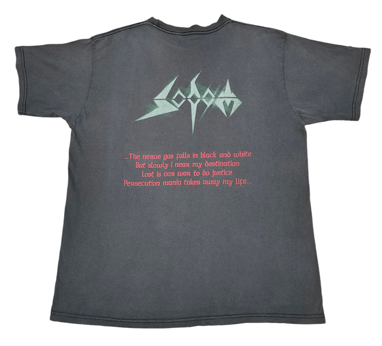 Vintage Vintage Sodom Metal Band Faded T Size US L / EU 52-54 / 3 - 2 Thumbnail