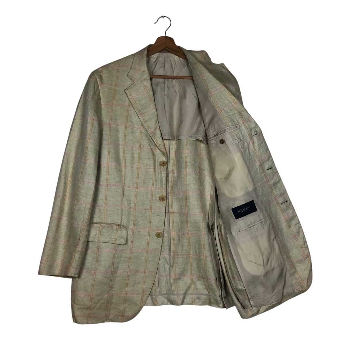 Burberry 📌Vintage Burberry London Casual Jacket Tartan Design Size US M / EU 48-50 / 2 - 12 Thumbnail