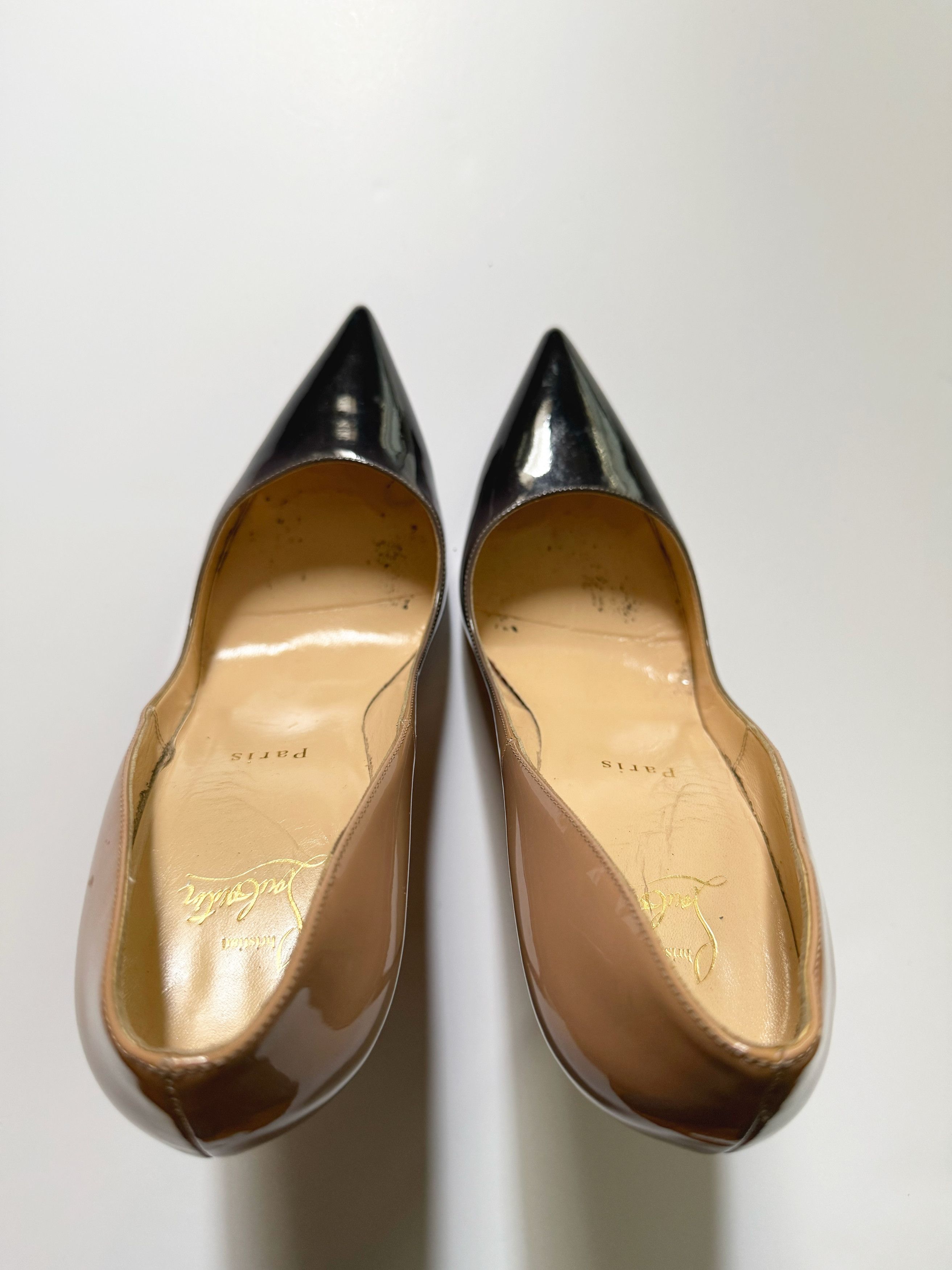 Christian Louboutin CHRISTIAN LOUBOUTIN PATENT LEATHER PUMPS Size US 10 / IT 40 - 8 Thumbnail