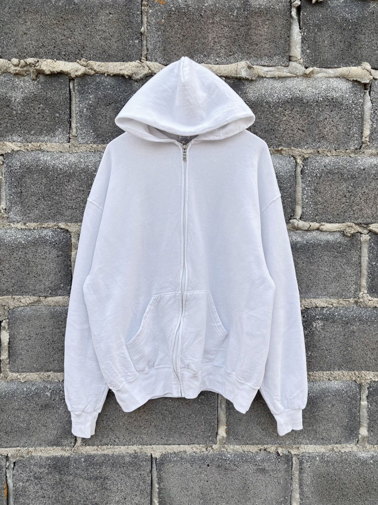 Vintage Vintage Russell Hoodie Zip Up 👽 Size US XL / EU 56 / 4 - 1 Thumbnail