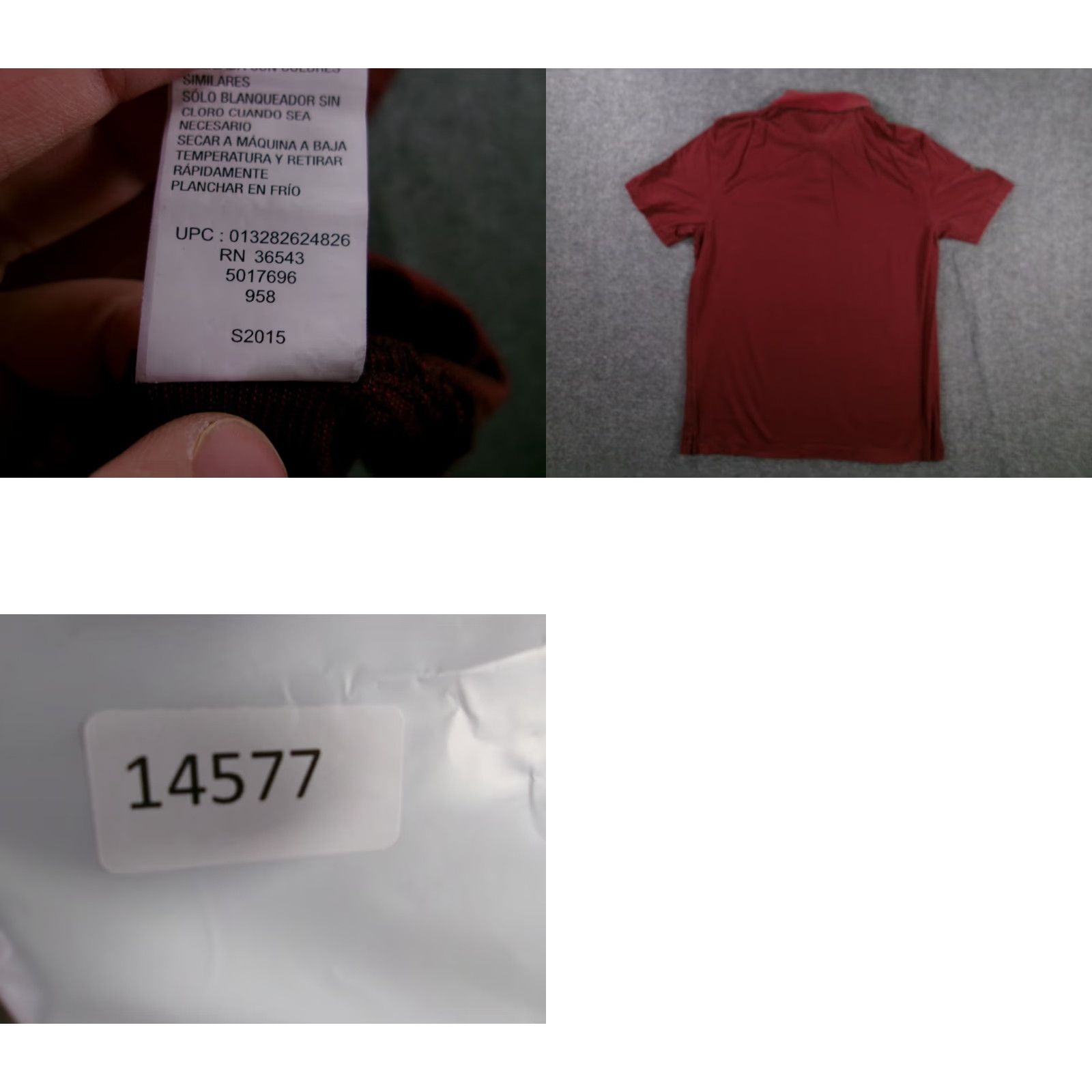 Van Heusen Van Heusen Polo Shirt Men Medium Red Traveler Classic Casual Golf Size US M / EU 48-50 / 2 - 8 Thumbnail