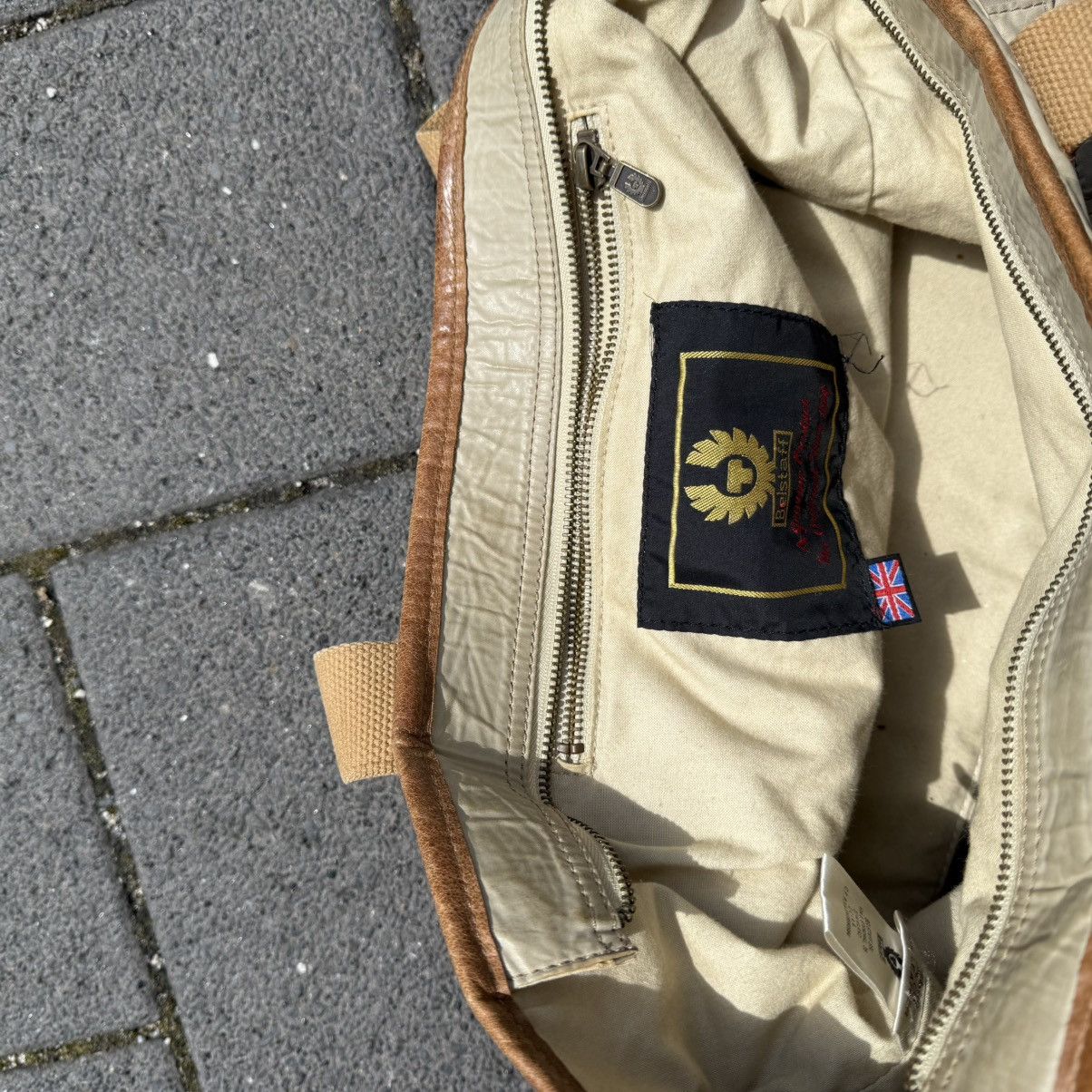 Belstaff × Vintage vintage leather bag Belstaff 90s Size ONE SIZE - 7 Thumbnail