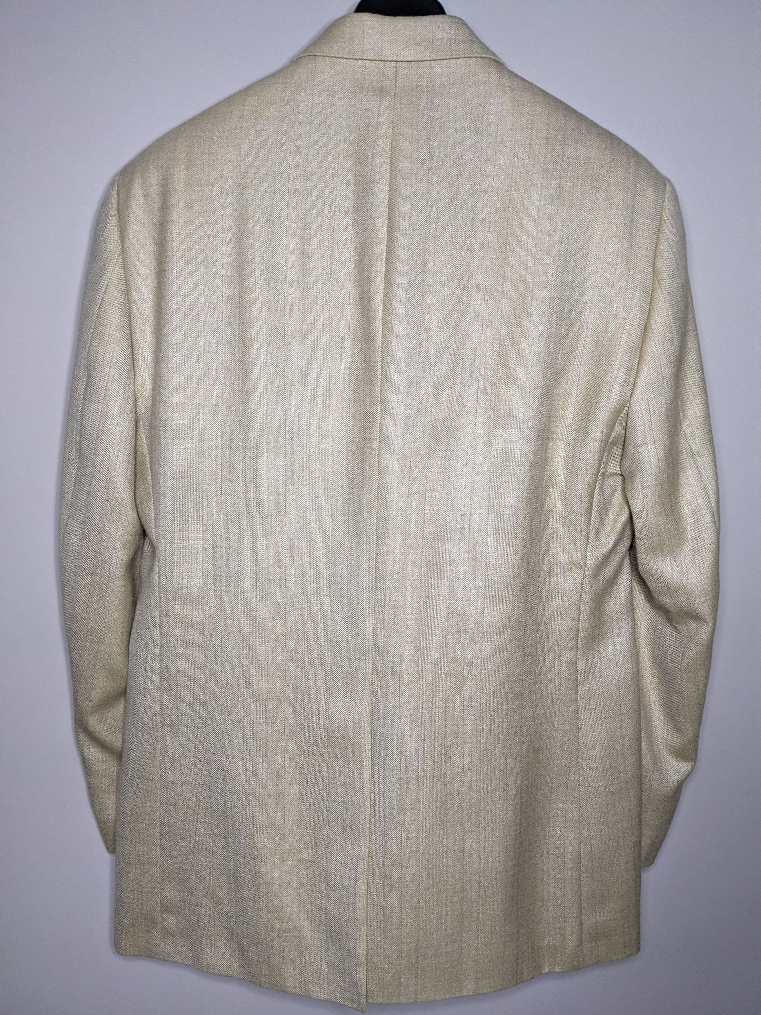 Lauren Ralph Lauren Ralph Lauren Striped Herringbone Blazer 39R Silk Wool Jacket Size 40R - 6 Thumbnail