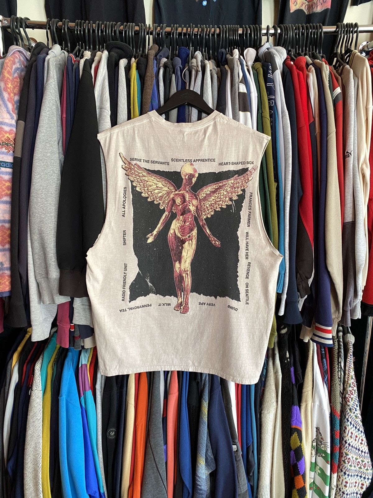 Nirvana VINTAGE NIRVANA IN UTERO TANK TOP Size US XL / EU 56 / 4 - 3 Thumbnail