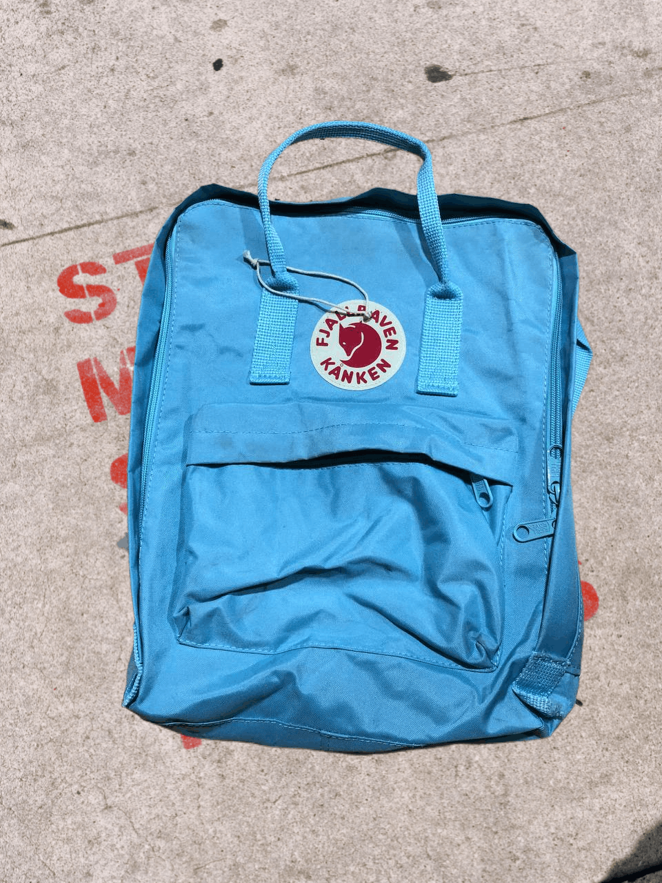 Fjallraven Backpack Blue Y2K Logo FjallRaven Streetwear Size ONE SIZE - 1 Thumbnail