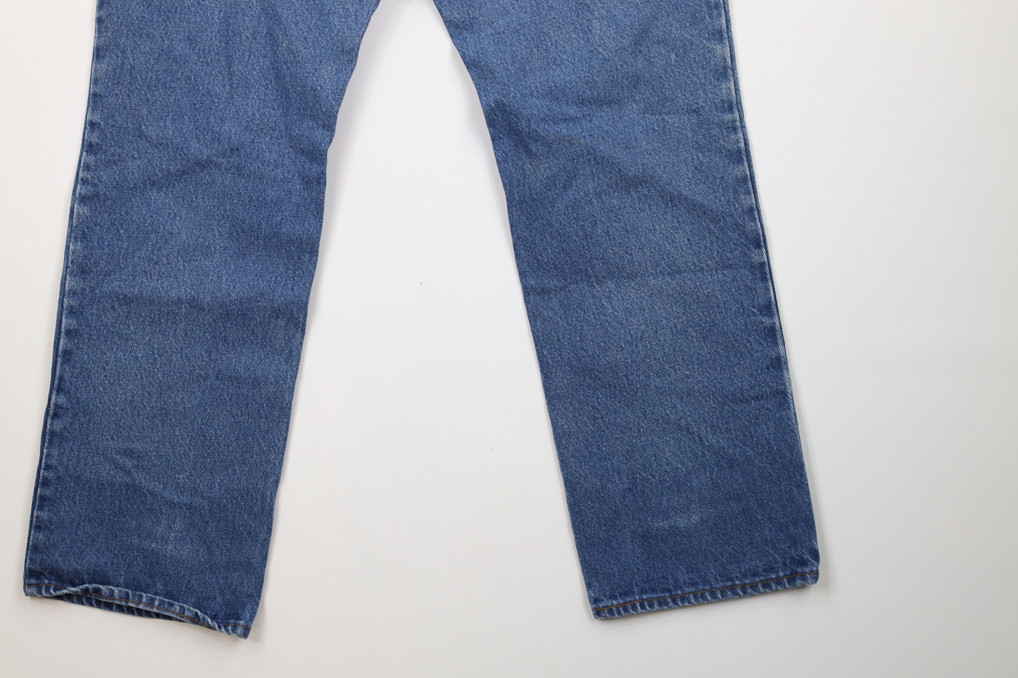 Vintage Vintage 70s Streetwear Flared Bootcut Denim Jeans Blue USA Size US 34 / EU 50 - 10 Thumbnail