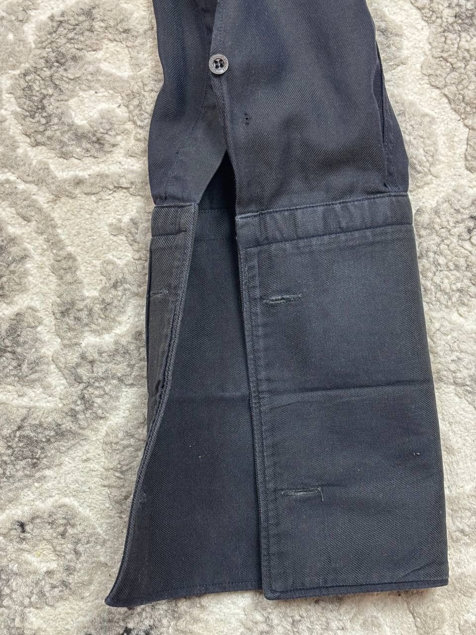 Gucci Gucci Black Cotton Shirt Size 41/16 Italy Long Cuffs Size US L / EU 52-54 / 3 - 15 Thumbnail