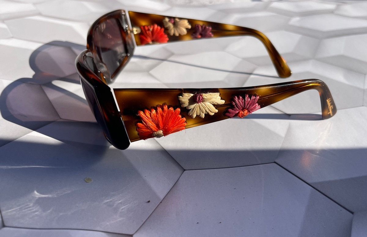 Salvatore Ferragamo Salvatore Ferragamo vintage hand made sunglasses Size ONE SIZE - 12 Thumbnail