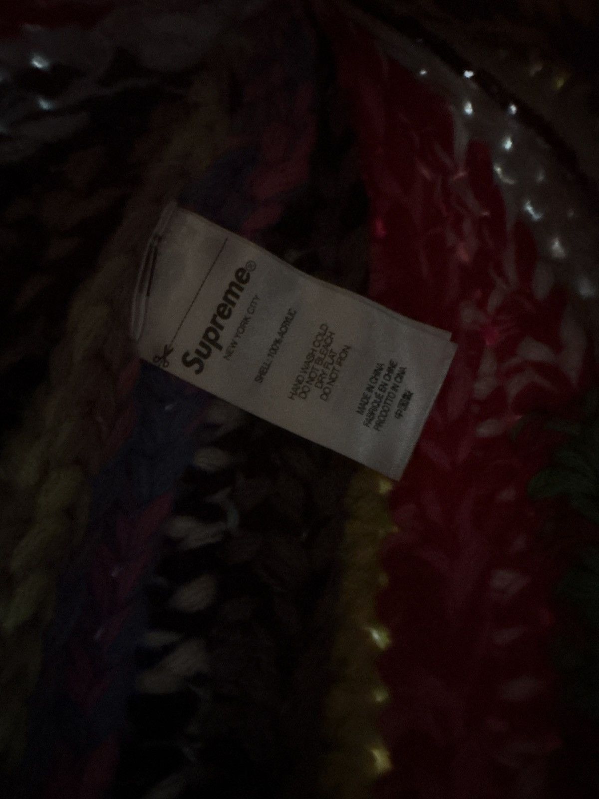 Supreme Supreme Hand Tied Multi Color Beanie OS Size ONE SIZE - 3 Thumbnail