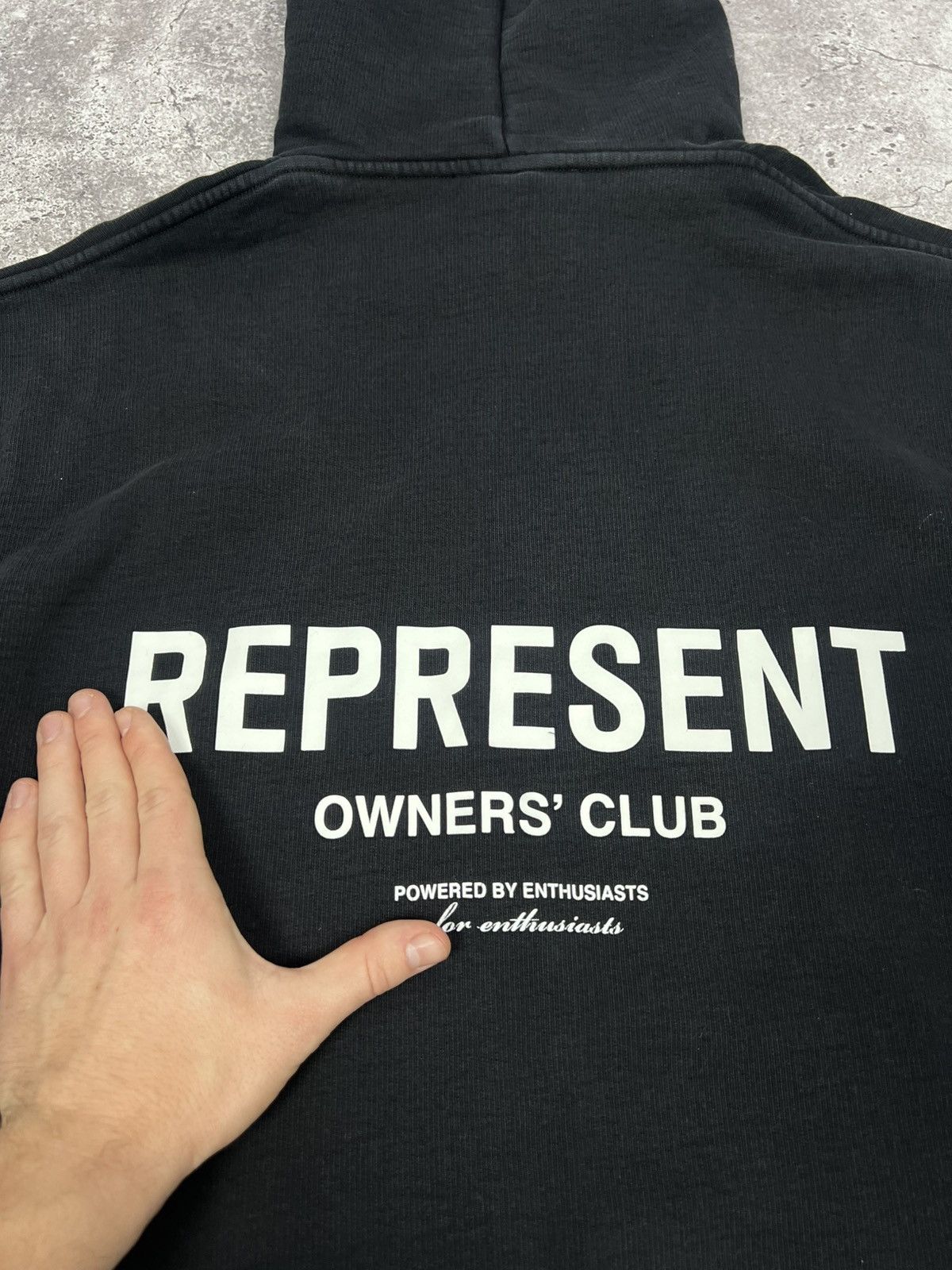 Represent Clo. Represent Owners Club Men's Hoodie Black Cotton Heavyweight Size US S / EU 44-46 / 1 - 5 Thumbnail
