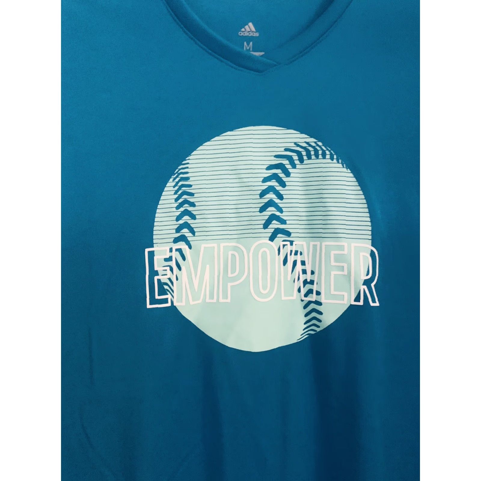 Adidas Adidas Tank Top Womens Medium Aeroready Blue Sleeveless Round Neck Workout Gym Shirt Size M / US 6-8 / IT 42-44 - 3 Thumbnail