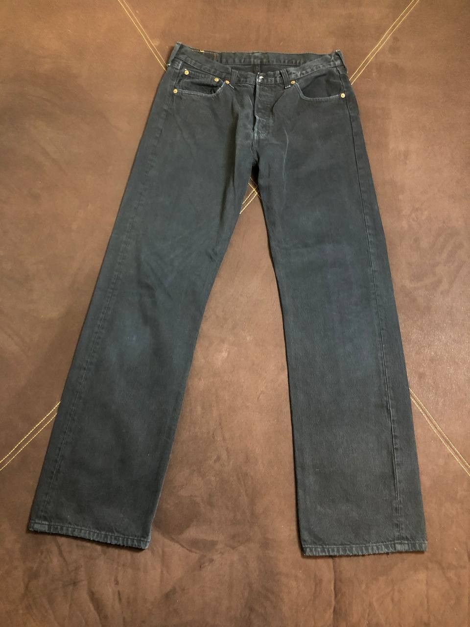 Levi's Vintage 90s Levi's 501 Black Jeans streetwear Size US 34 / EU 50 - 1 Thumbnail