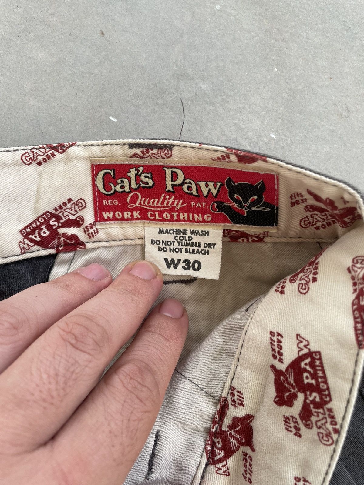 Beams Plus × CAT'S PAW × Sugar Cane CATS PAW X BEAMS CHINOS CROPPED PANT Size US 30 / EU 46 - 4 Thumbnail