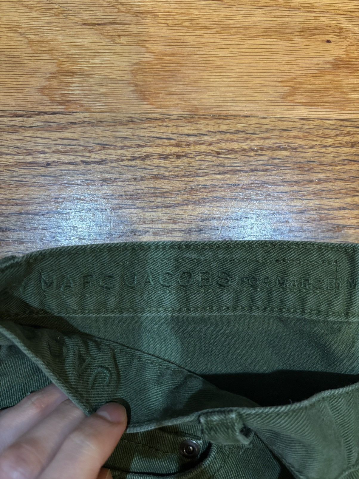 Marc Jacobs Green Marc Jacobs Denim Size US 30 / EU 46 - 3 Thumbnail