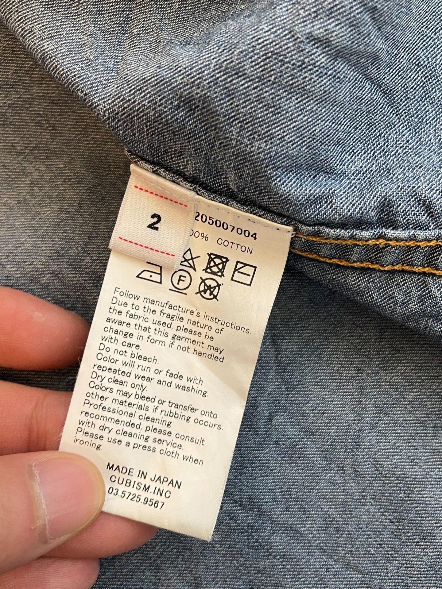 Visvim visvim 19aw Bandito Dry Denim Shirt Size US M / EU 48-50 / 2 - 6 Thumbnail