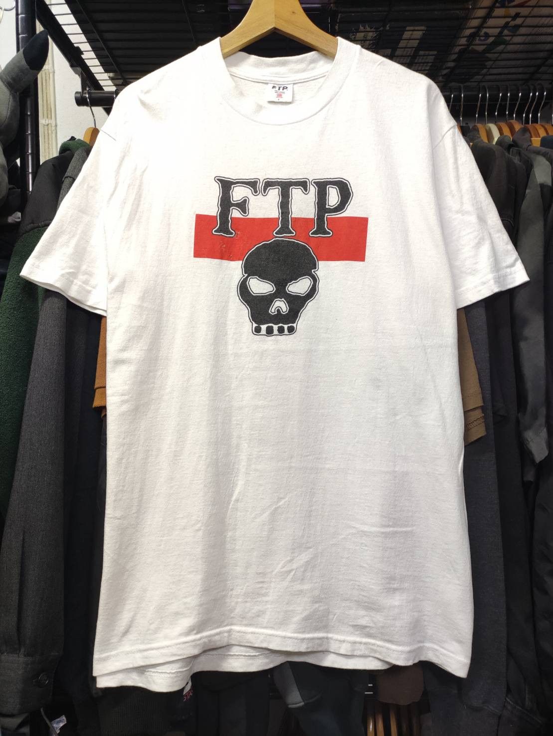 Fuck The Population × G59 Records FTP " Skull " Parody AFI Band T-Shirt Size US L / EU 52-54 / 3 - 2 Thumbnail