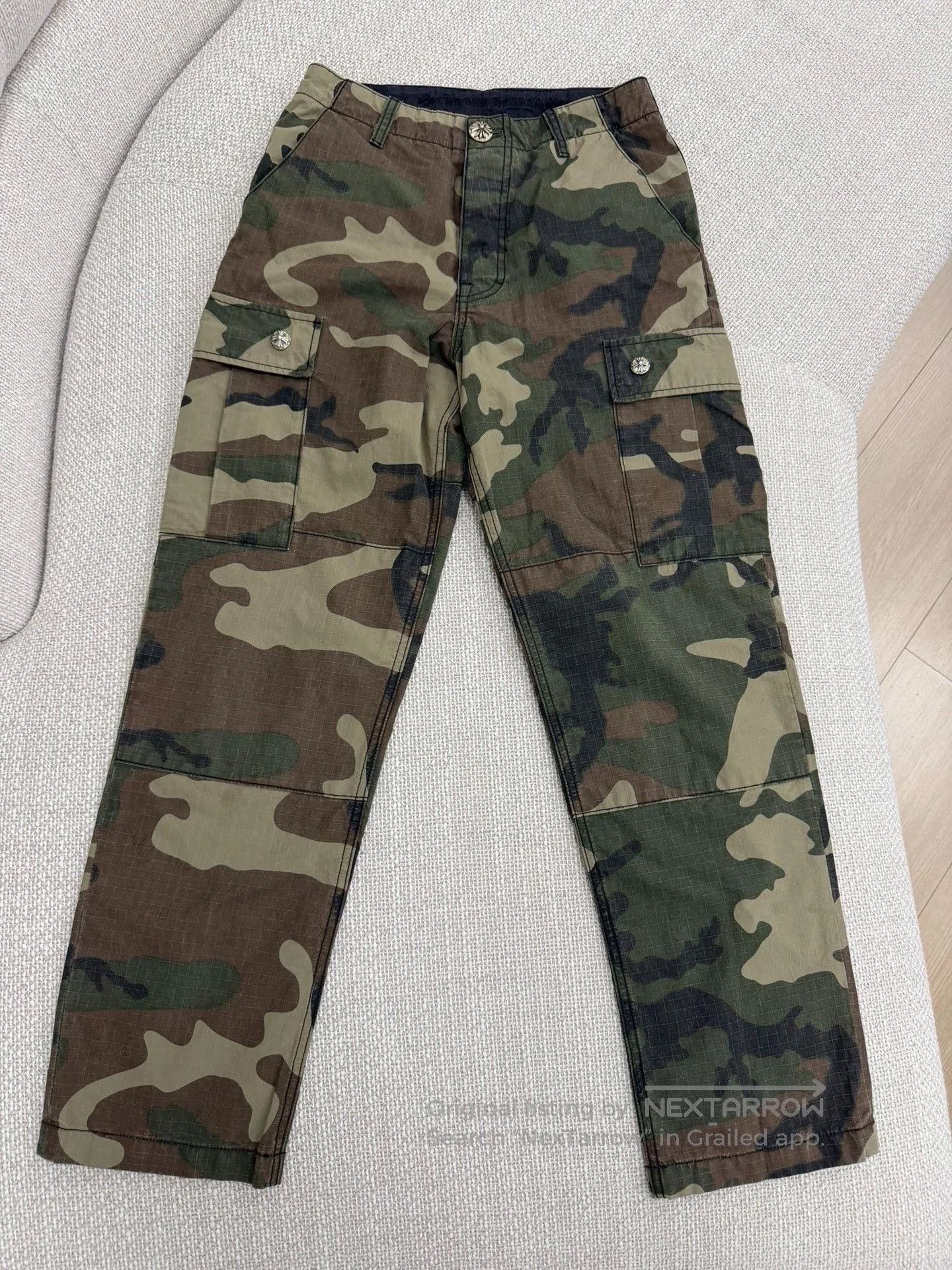 Chrome Hearts Chrome Hearts Camo Cargo Pants. Size US 27 - 1 Thumbnail
