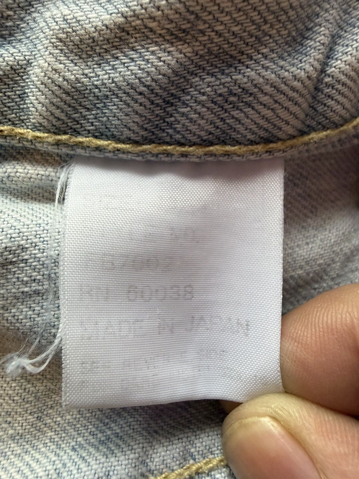 Japanese Brand Vintage Code Bleu Japanese light wash denim jeans Size 36" / US 14 / IT 50 - 7 Thumbnail