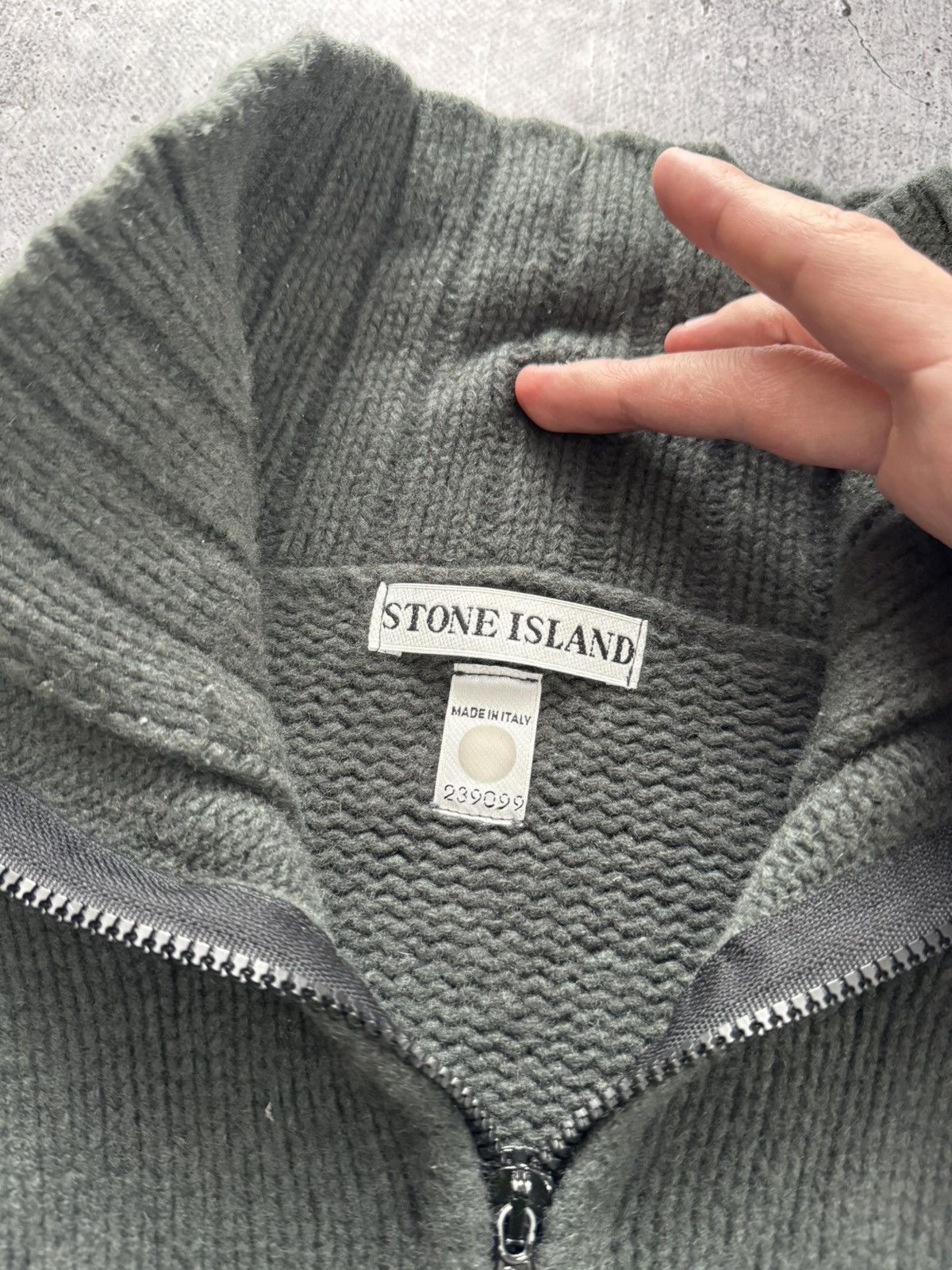 Stone Island Vintage Stone Island Sweater 2000s 1/3 Zip Knit Rare Size M Size US L / EU 52-54 / 3 - 12 Thumbnail