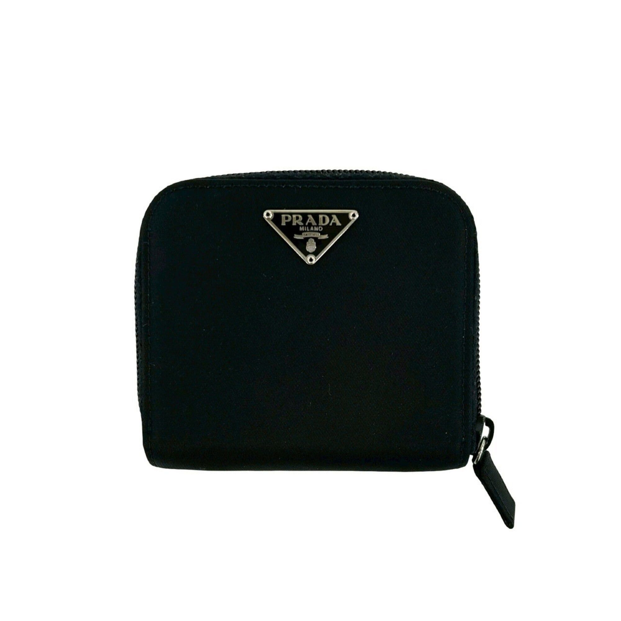 PRADA Triangle Logo Hardware Tessuto Nylon Saffiano Leather Bi