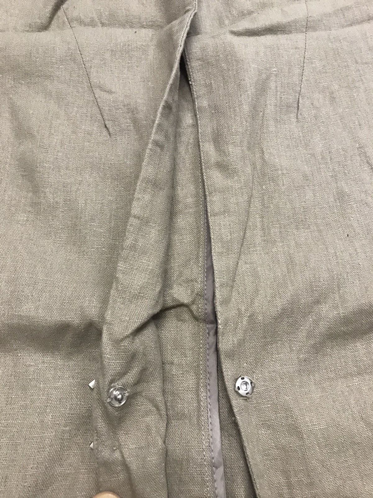 Designer × Japanese Brand CHARABIA PARIS LINEN SLEEVELESS JACKET Size S / US 4 / IT 40 - 4 Thumbnail