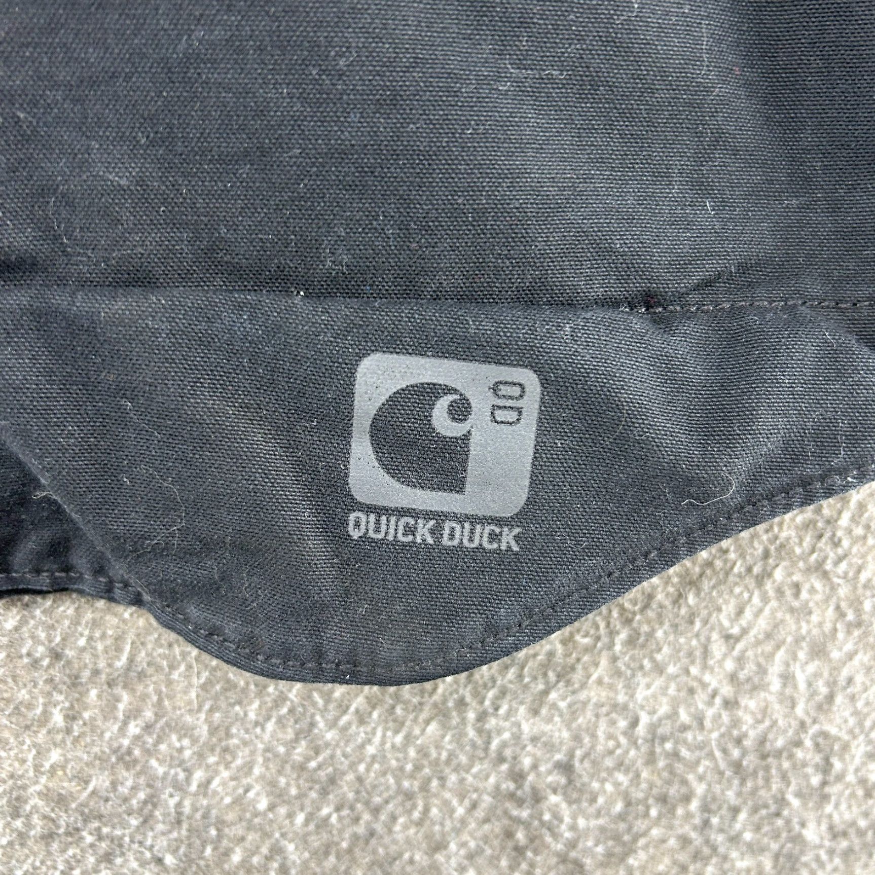 Carhartt VINTAGE Carhartt Vest Parka Mens XL Black Canvas Quick Duck Workwear Pockets Logo Size US XL / EU 56 / 4 - 7 Thumbnail