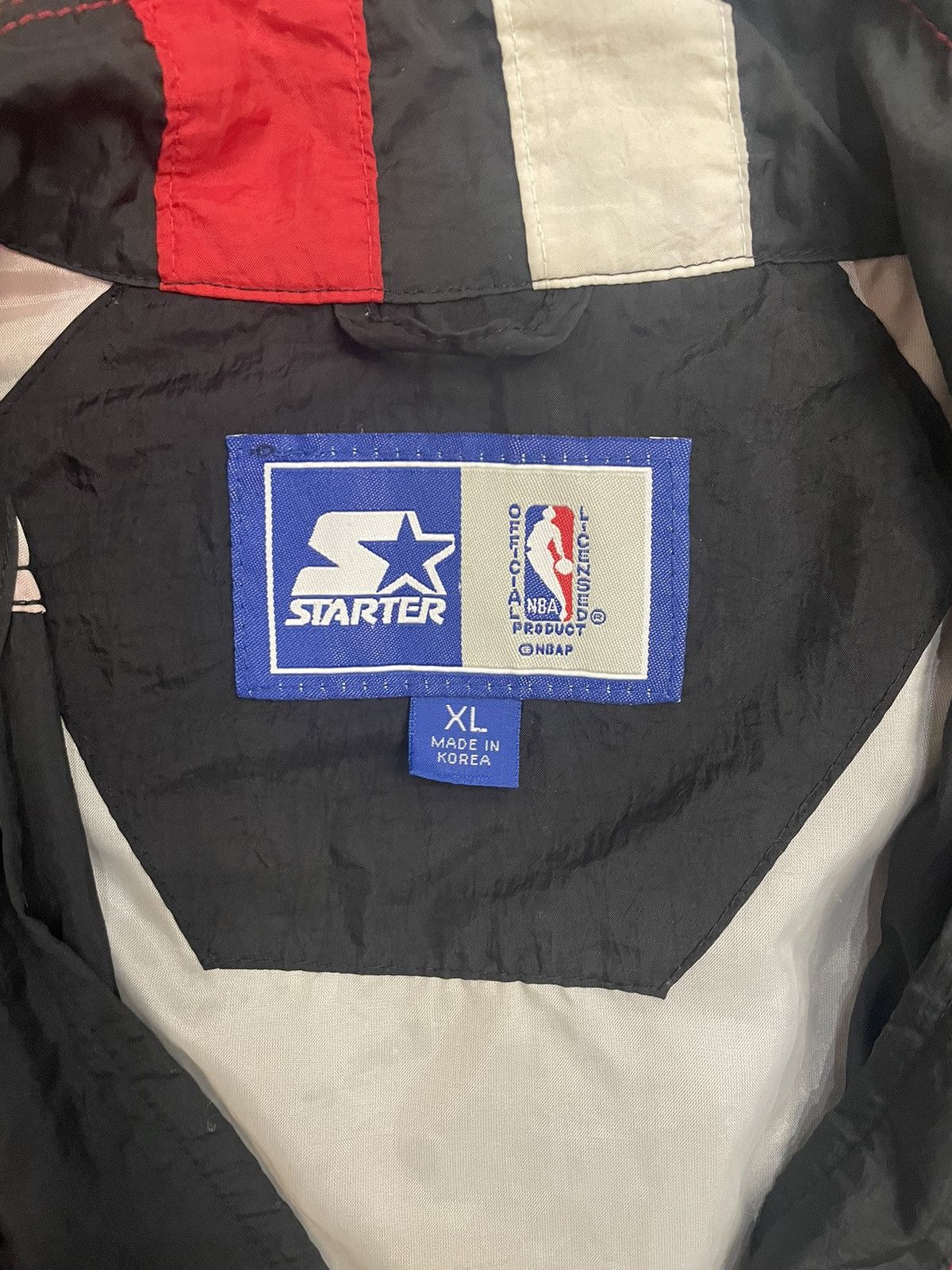 NBA Vintage Deadstock Starter Chicago Bulls Track Jacket M/L Size US XL / EU 56 / 4 - 9 Thumbnail