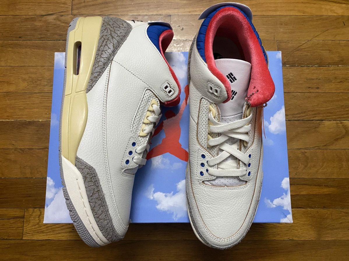 Jordan Brand Size 10.5 - Jordan 3 Retro Seoul 2.0 Cream Red Blue Men’s Size US 10.5 / EU 43-44 - 11 Thumbnail