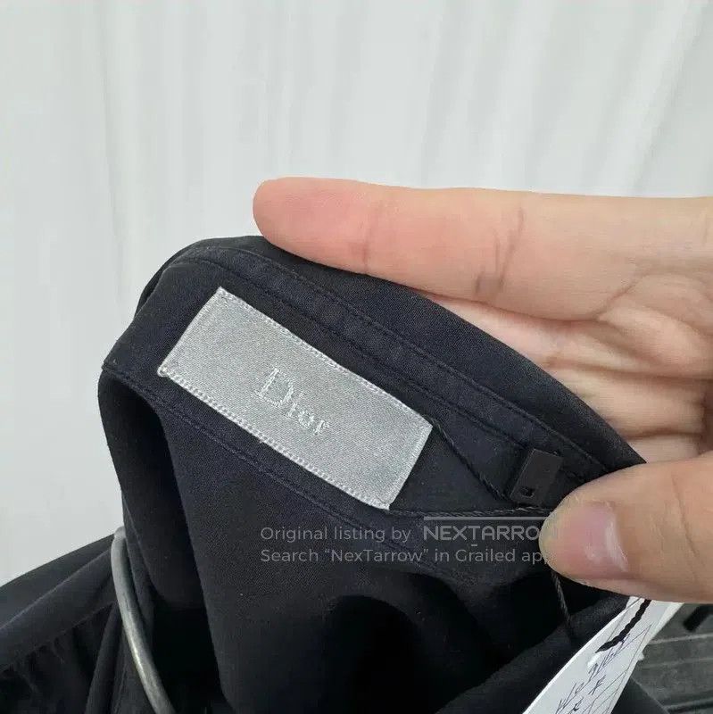 Dior Dior Black Long Sleeve Cotton Blend Shirt . Size US M / EU 48-50 / 2 - 6 Thumbnail