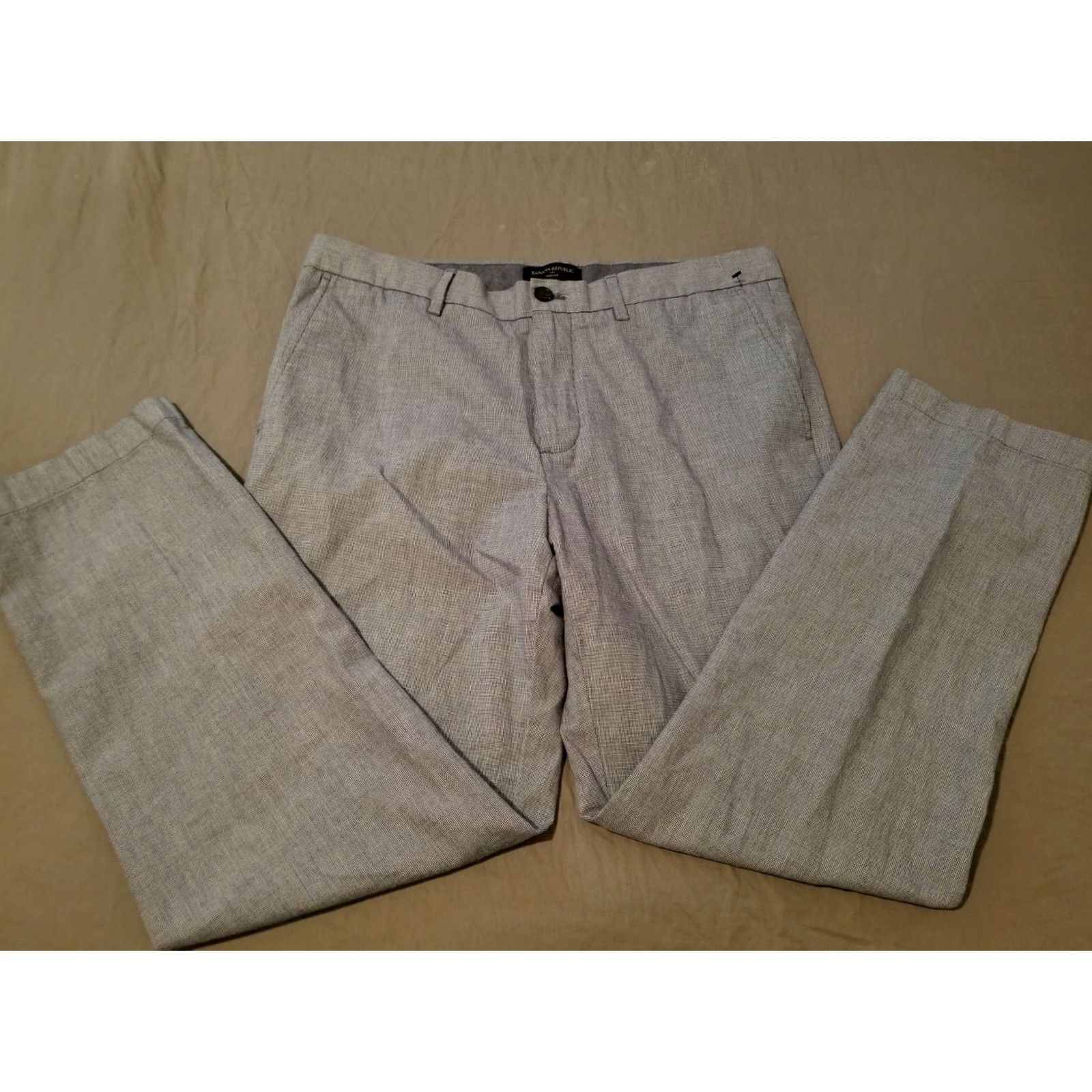 Banana Republic Banana Republic Pants Chino Cotton Gray 34x30 Mens Regular Size US 34 / EU 50 - 3 Thumbnail