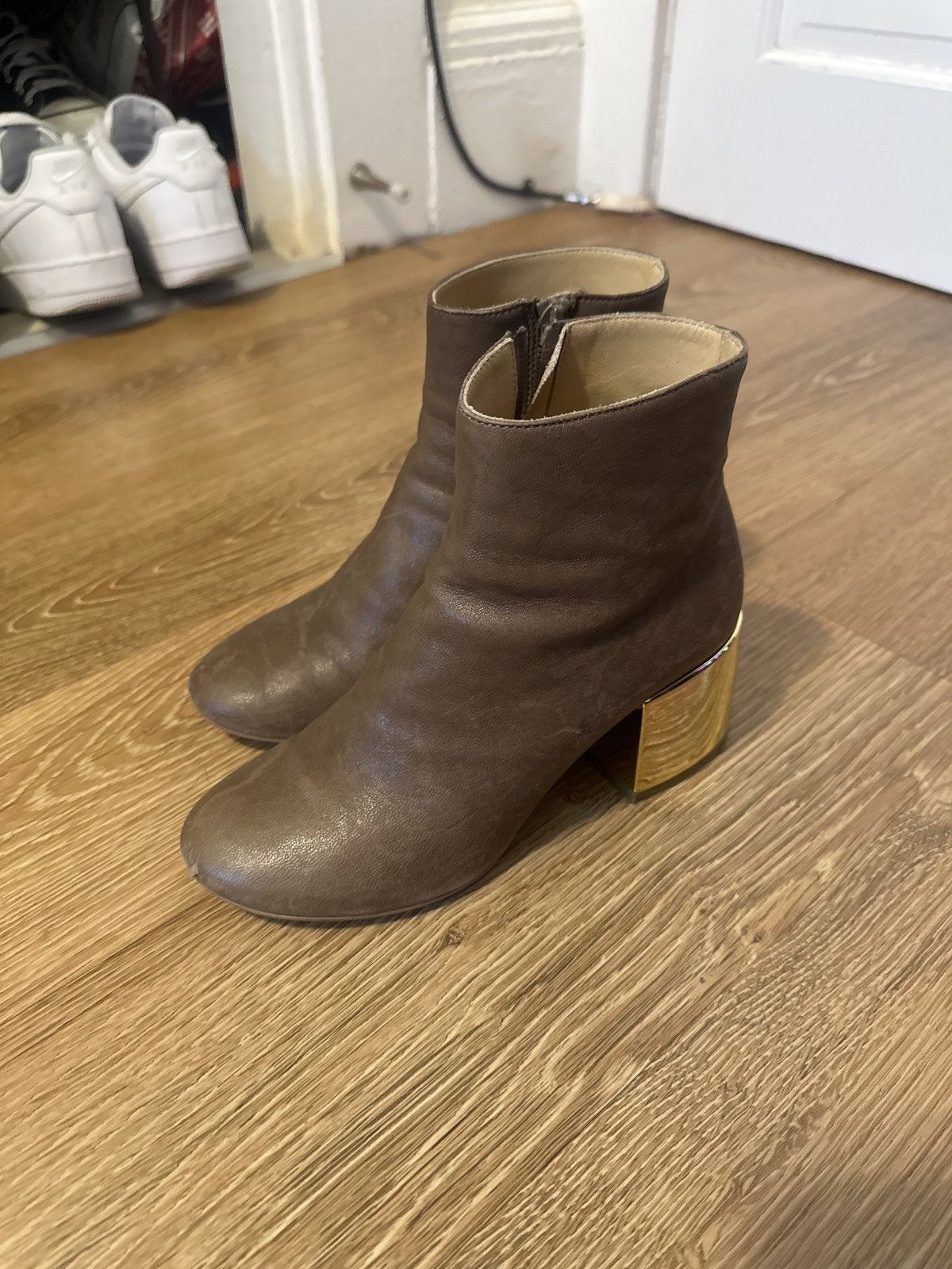 Maison Margiela Margiela MM6 brown heels Size US 5 / IT 35 - 6 Thumbnail