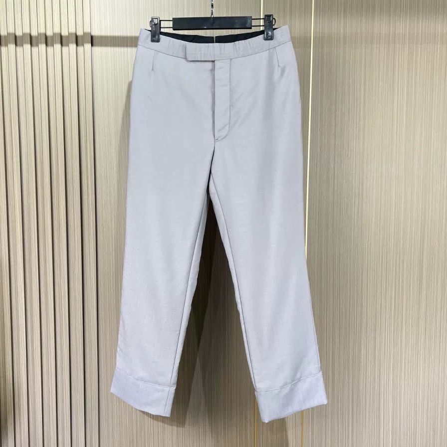 Thom Browne thom browne gray striped trousers Size US 28 / EU 44 - 1 Thumbnail