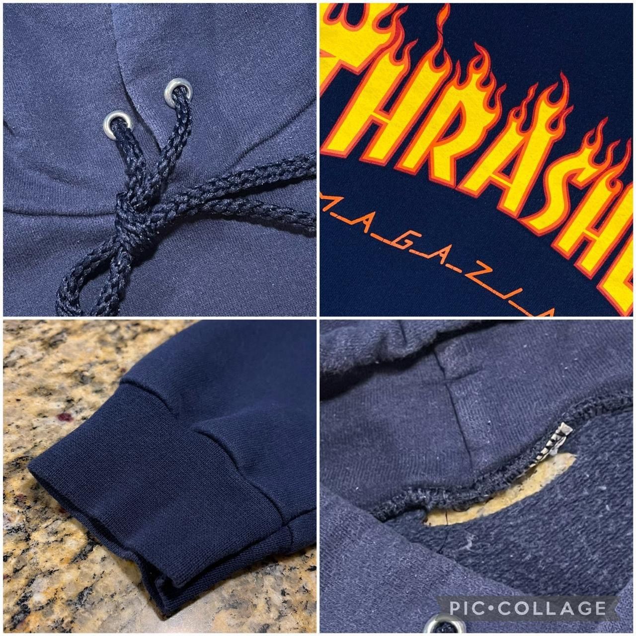 Thrasher × Vintage Vintage Y2K Thrasher Skate Streetwear Hoodie Sweatshirt Size US S / EU 44-46 / 1 - 3 Thumbnail