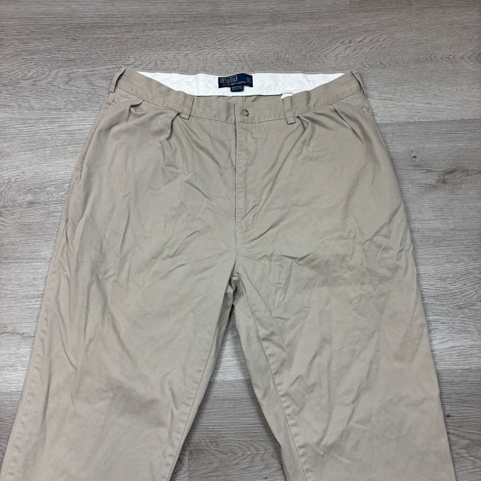 Polo Ralph Lauren × Vintage Vintage Polo Ralph Lauren Andrew Chino Pants Men's 38x28 Size US 38 / EU 54 - 2 Thumbnail
