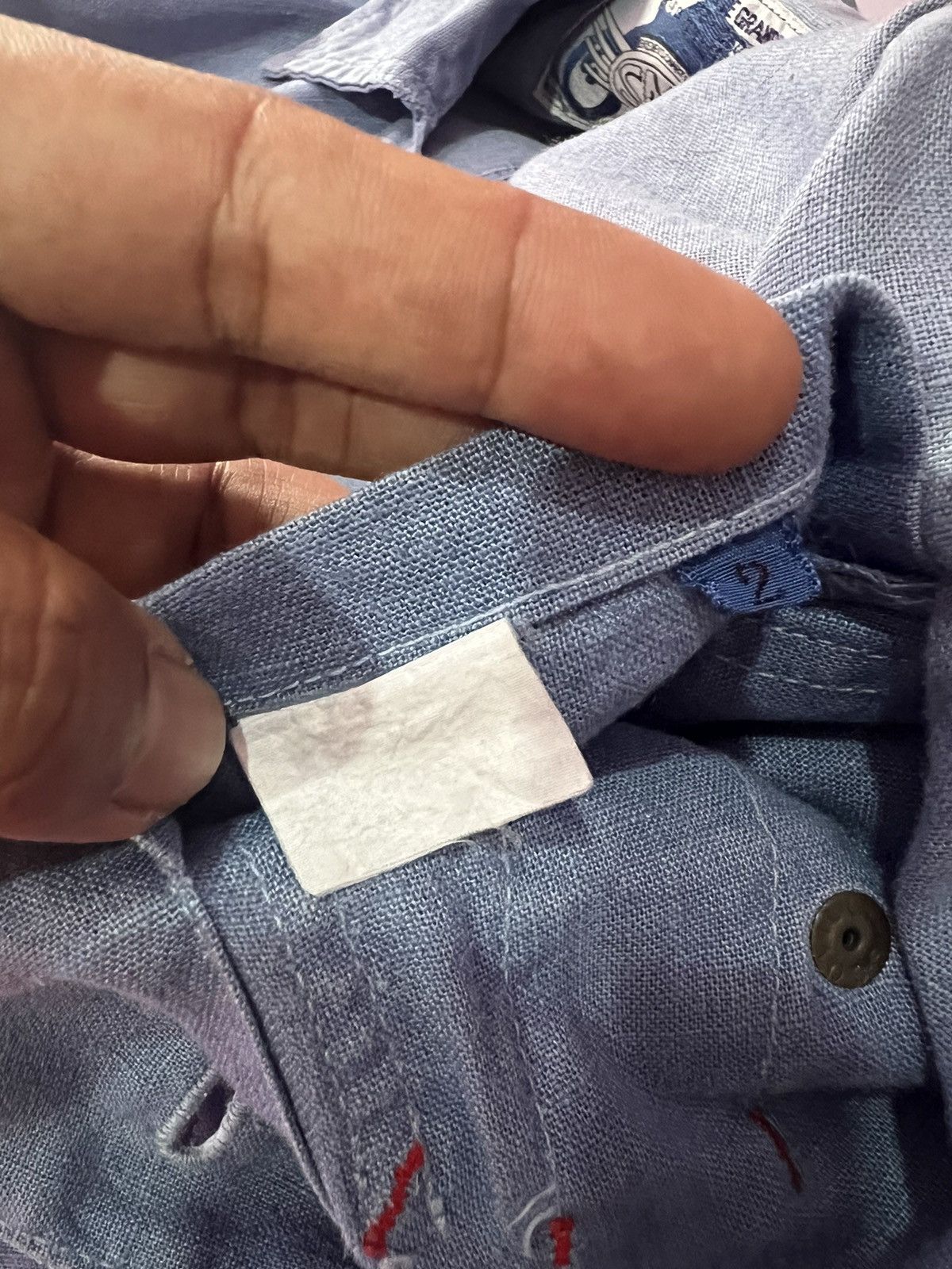 Other 🔥 Light blue soft chore jacket SMD francais de grande Size US L / EU 52-54 / 3 - 11 Thumbnail