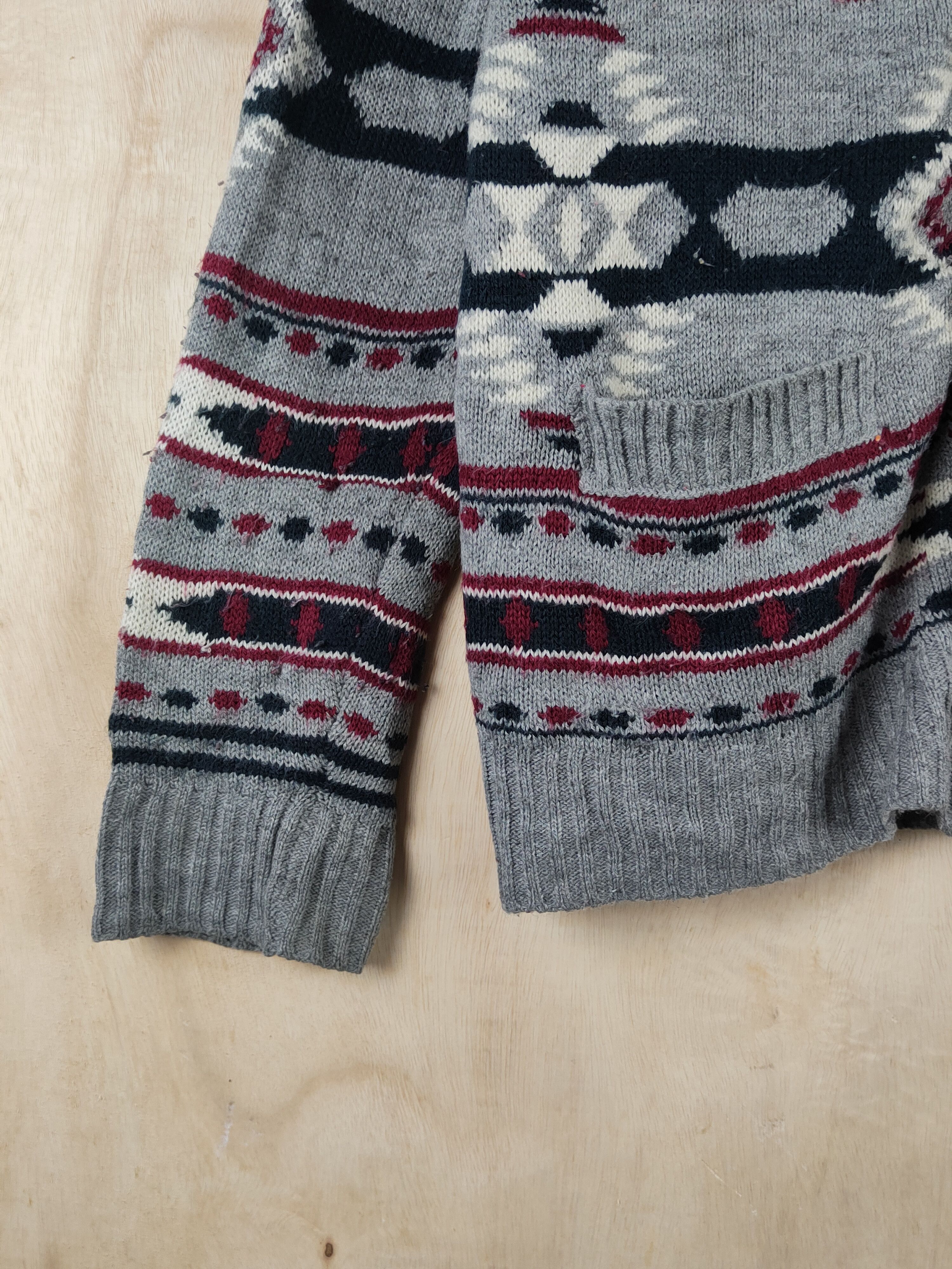Vintage Lock Heaven Dark Gray Knitwear Cardigan #S2484 Size US M / EU 48-50 / 2 - 4 Thumbnail