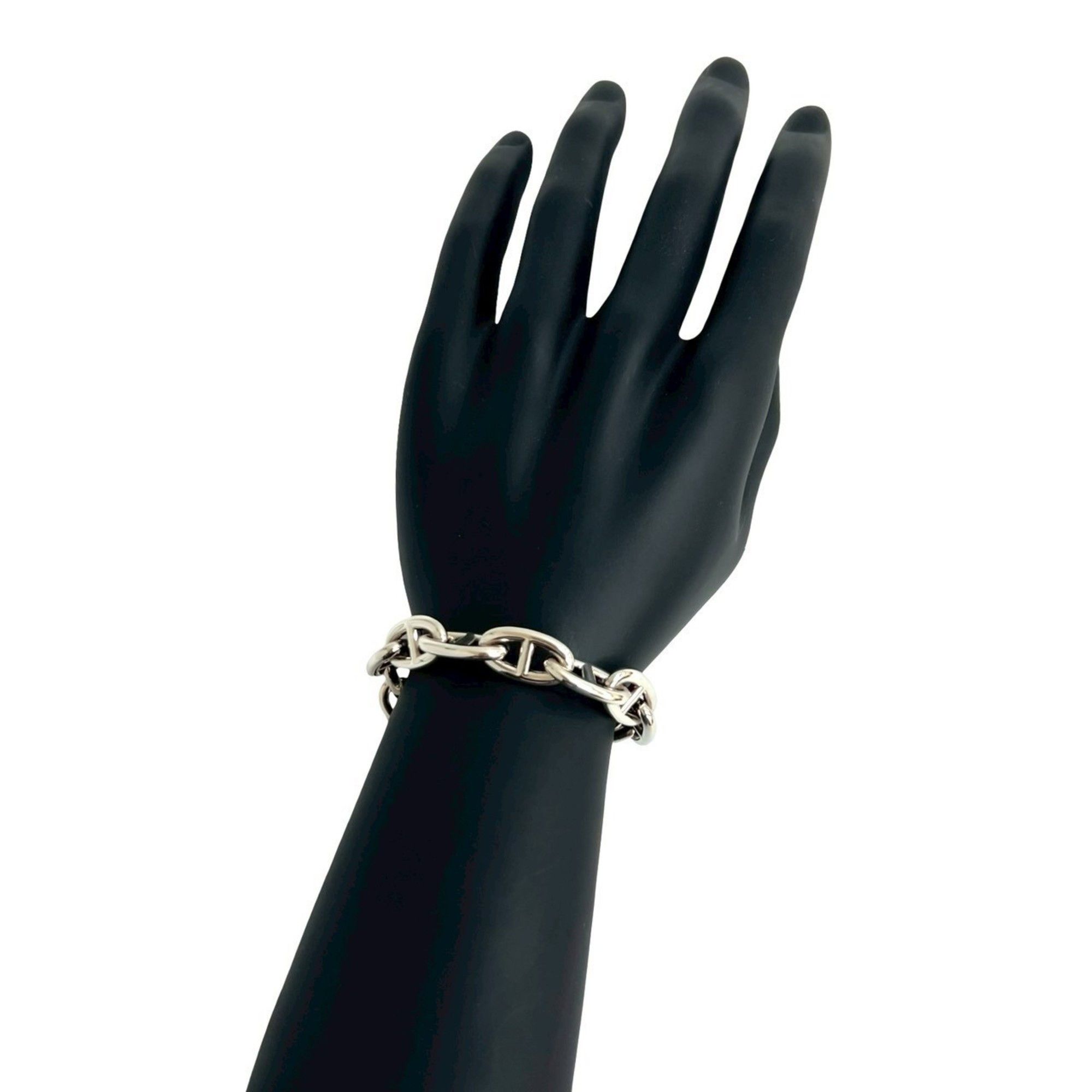 Hermes HERMES Chaine d'Ancre GM 11-link Sterling Silver 925 Chain Bracelet/Bangle, Silver, 80784 Size ONE SIZE - 1 Thumbnail