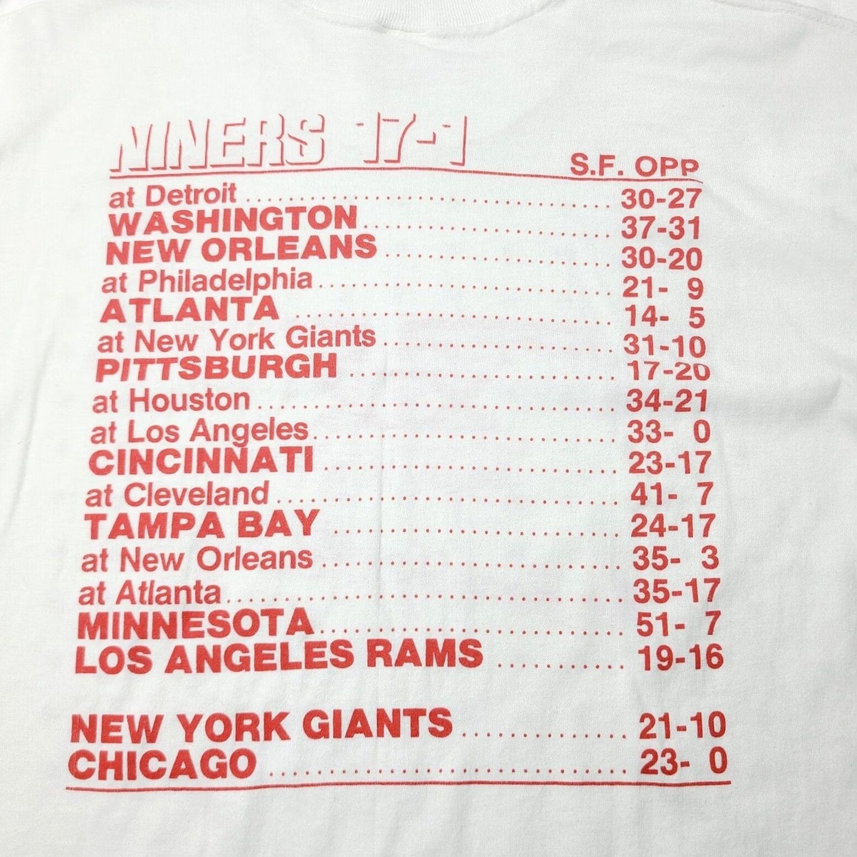 NFL VINTAGE San Francisco 49ers Miami Dolphins NFL Super Bowl Long Sleeve T-Shirt 1985 Men’s Medium Size US M / EU 48-50 / 2 - 4 Thumbnail