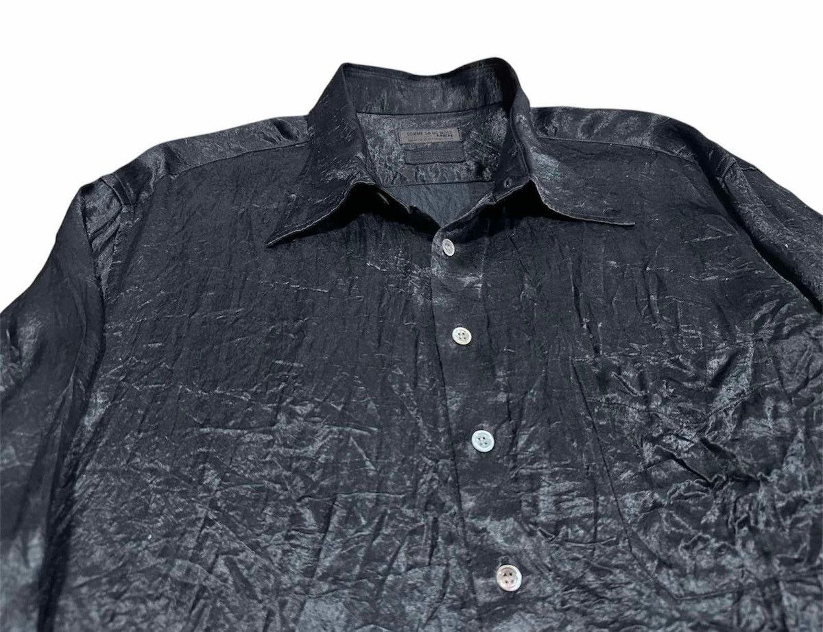 If Six Was Nine × Japanese Brand 🔥Sick Y2K Comme Ca Du Mode Men Shirt Black Sheer Size US L / EU 52-54 / 3 - 2 Thumbnail