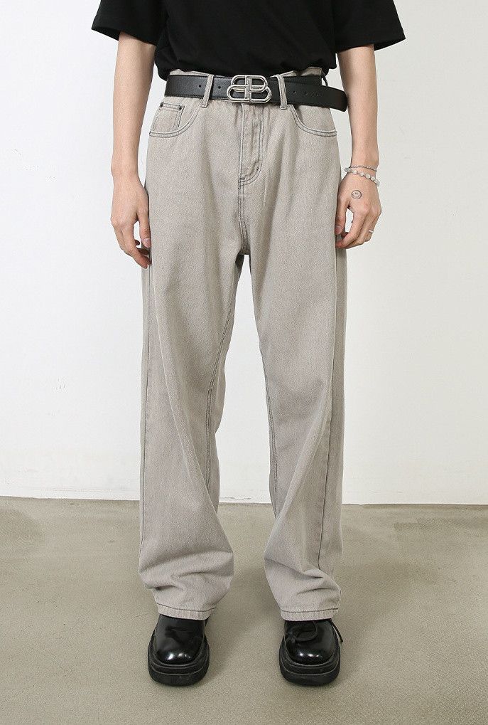 Japanese Brand × Jean Men's washed light grey jeans Size US 32 / EU 48 - 1 Thumbnail
