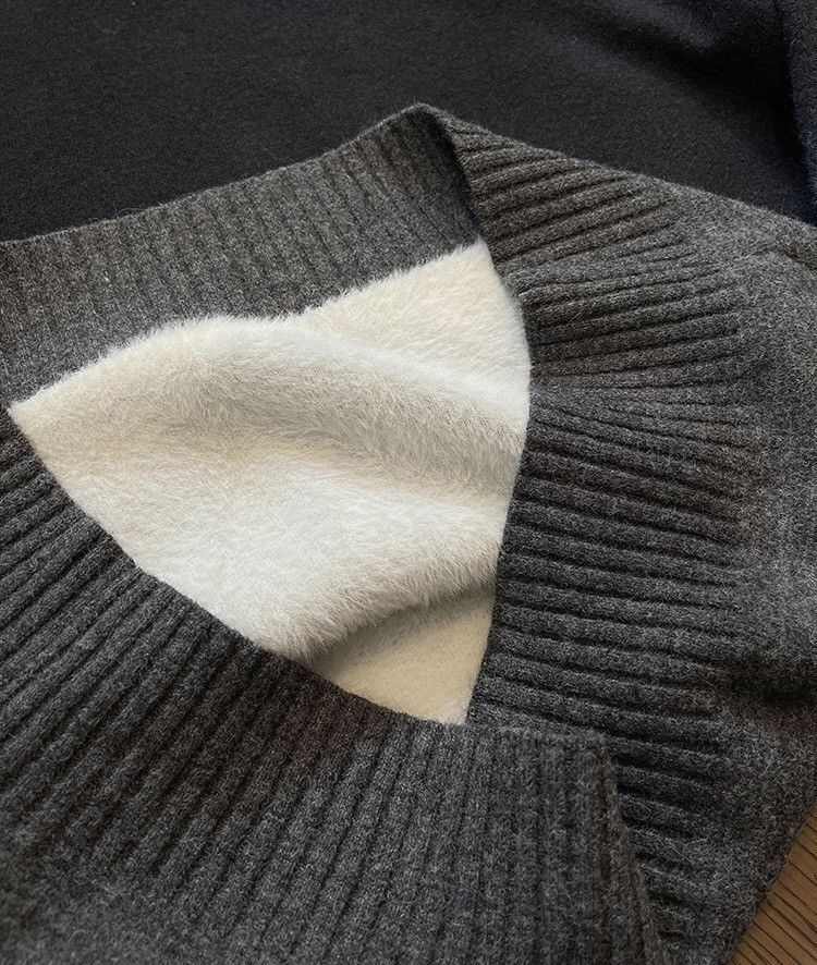 Japanese Brand × Vintage Outdoor retro gradient effect turtleneck sweater knitwear Size US XL / EU 56 / 4 - 8 Thumbnail