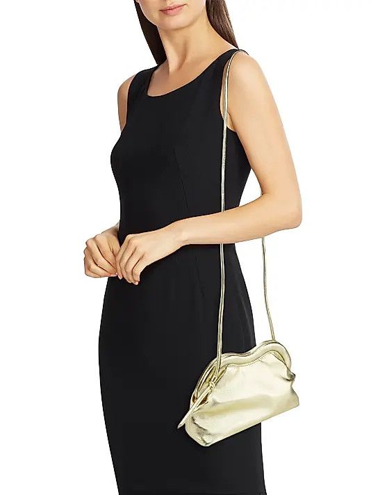 Mansur Gavriel os11x0126 Size: OS / Baci Metallic Crossbody Bag in Gold Size ONE SIZE - 2 Thumbnail