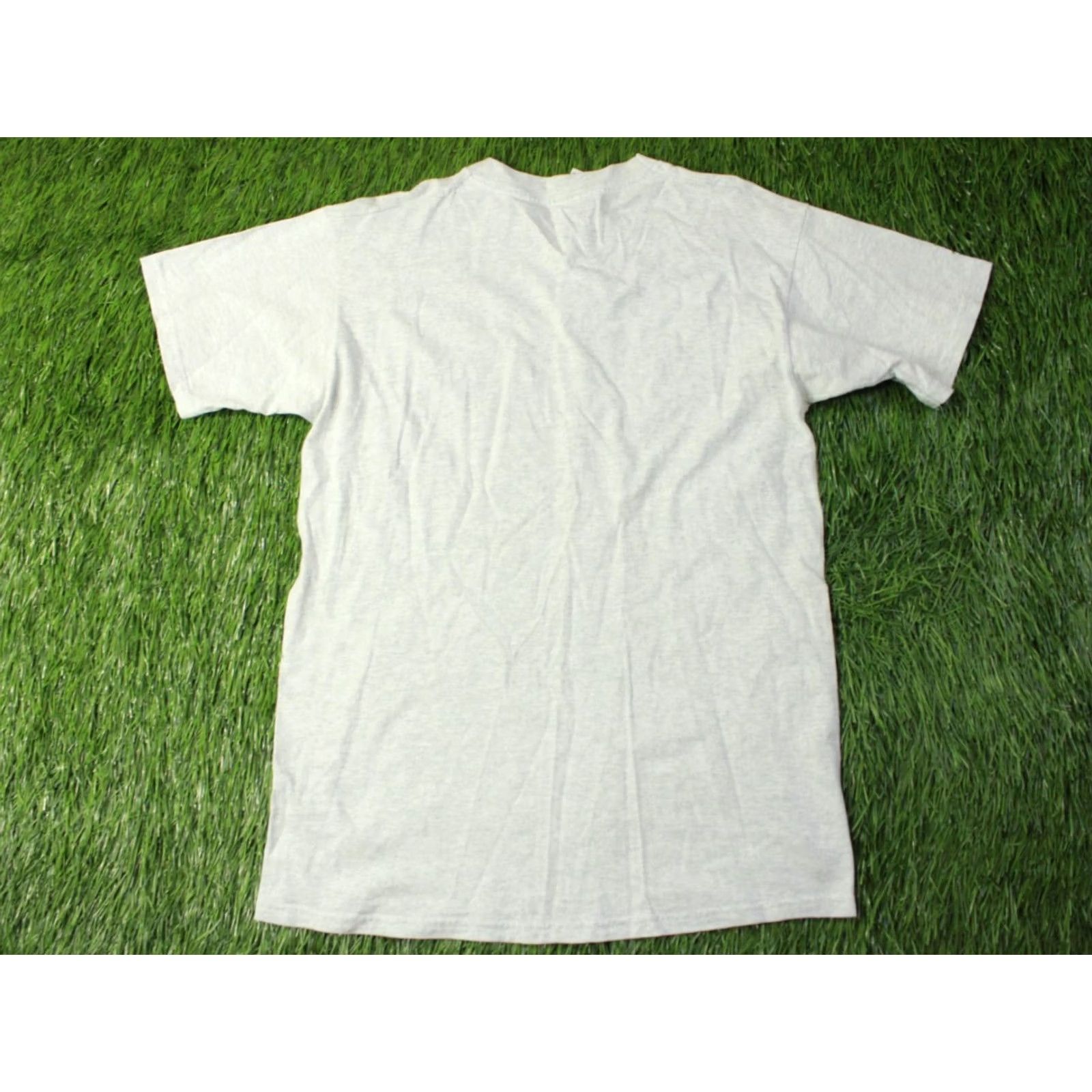 Fruit Of The Loom USA ORIGINAL VINTAGE SHIRT Men L Gray 1999 1990s Fruit of the Loom Size US L / EU 52-54 / 3 - 8 Thumbnail