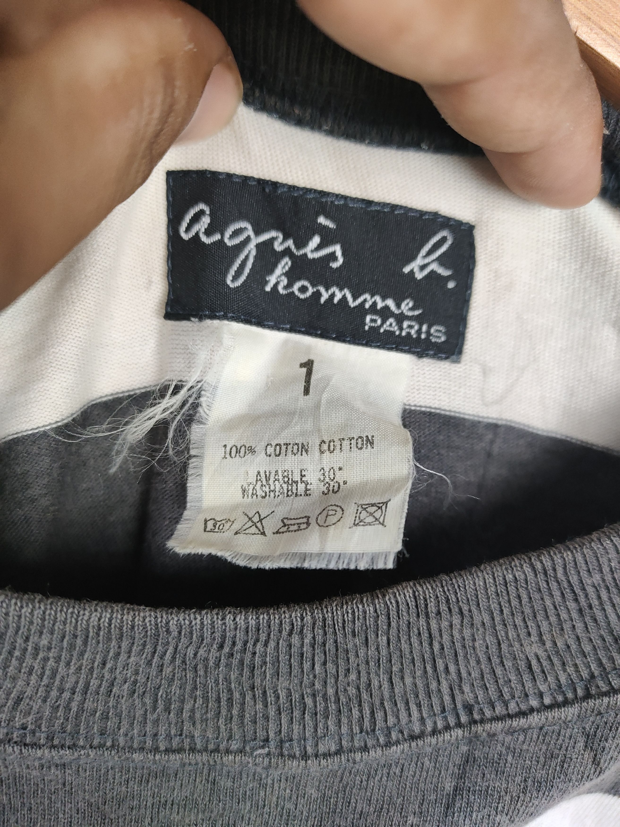 Japanese Brand × agnes b. Agnes B Stripe Shirt Size US M / EU 48-50 / 2 - 3 Thumbnail