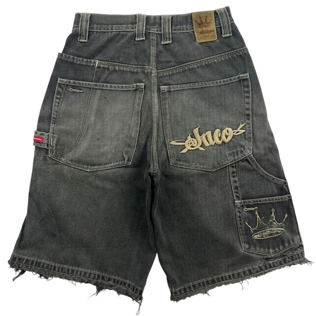 JNCO Vintage Jnco Embroidered Denim Shorts / Jorts - Waist: 27” Size US 27 - 1 Thumbnail