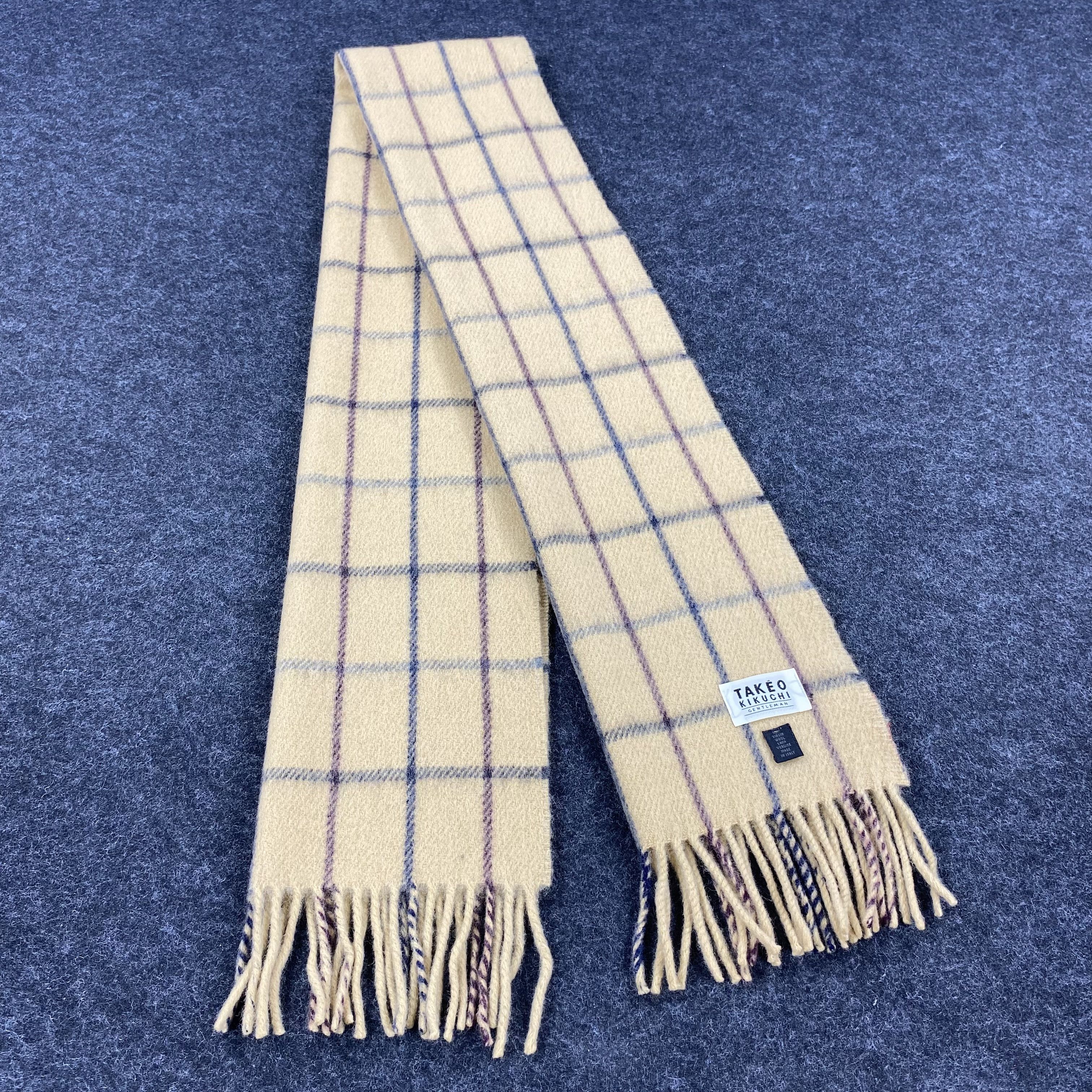 Designer × Takeo Kikuchi × Vintage GF10271 Takeo Kikuchi Scarf Neck Wear Muffler Size ONE SIZE - 1 Thumbnail