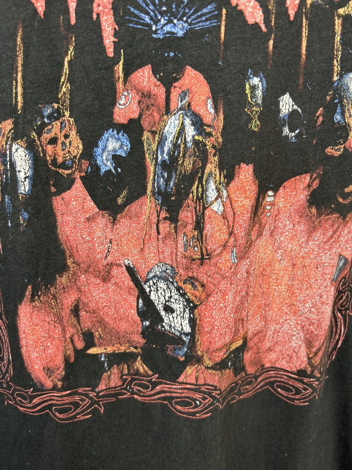 Band Tees Slipknot Black Band T Shirt Size US M / EU 48-50 / 2 - 9 Thumbnail