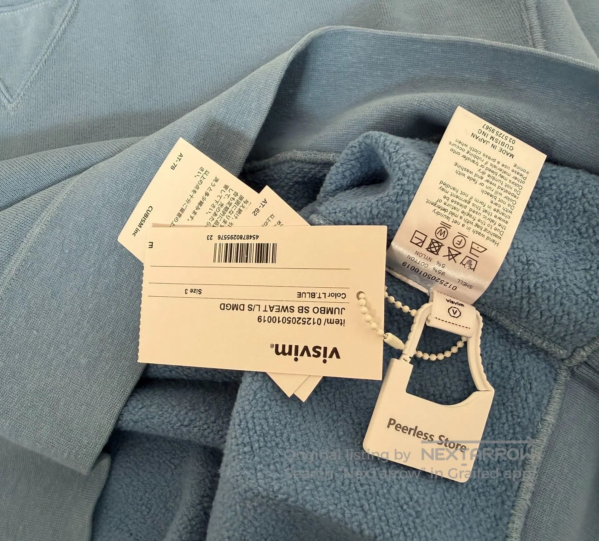 Visvim VISVIM 25AW JUMBO SB SWEAT L/S. Size US L / EU 52-54 / 3 - 4 Thumbnail
